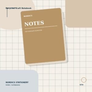 Recycled Kraft Notebook — Ruled