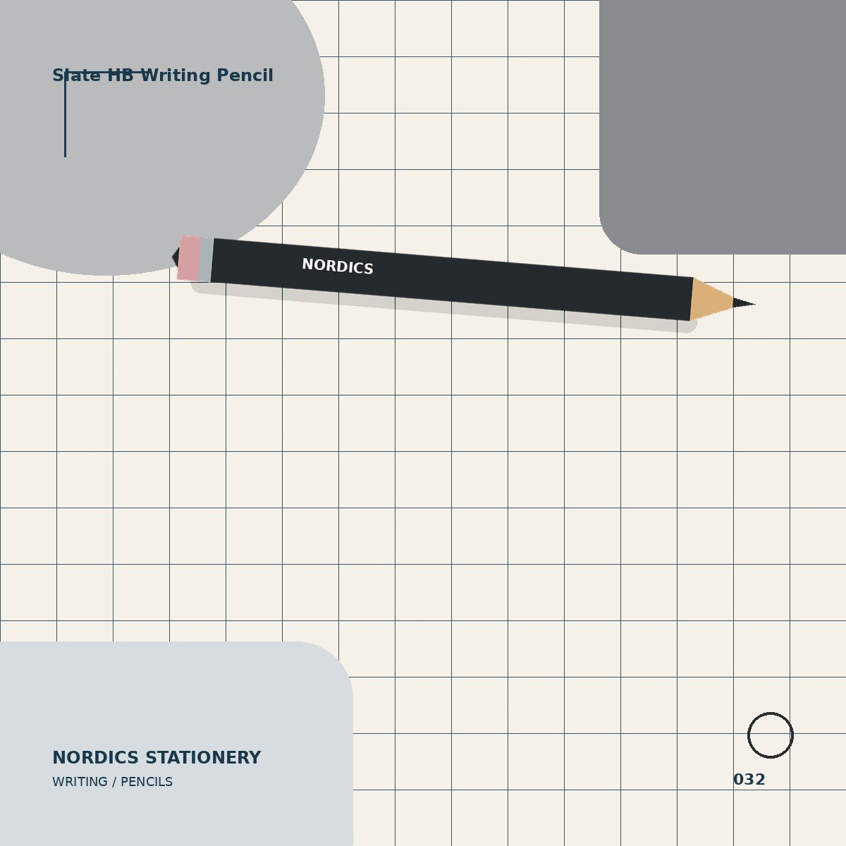 Slate HB Writing Pencil