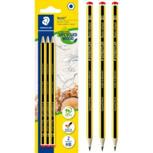 STAEDTLER Noris School 121 HB Pencils — 3 Pack