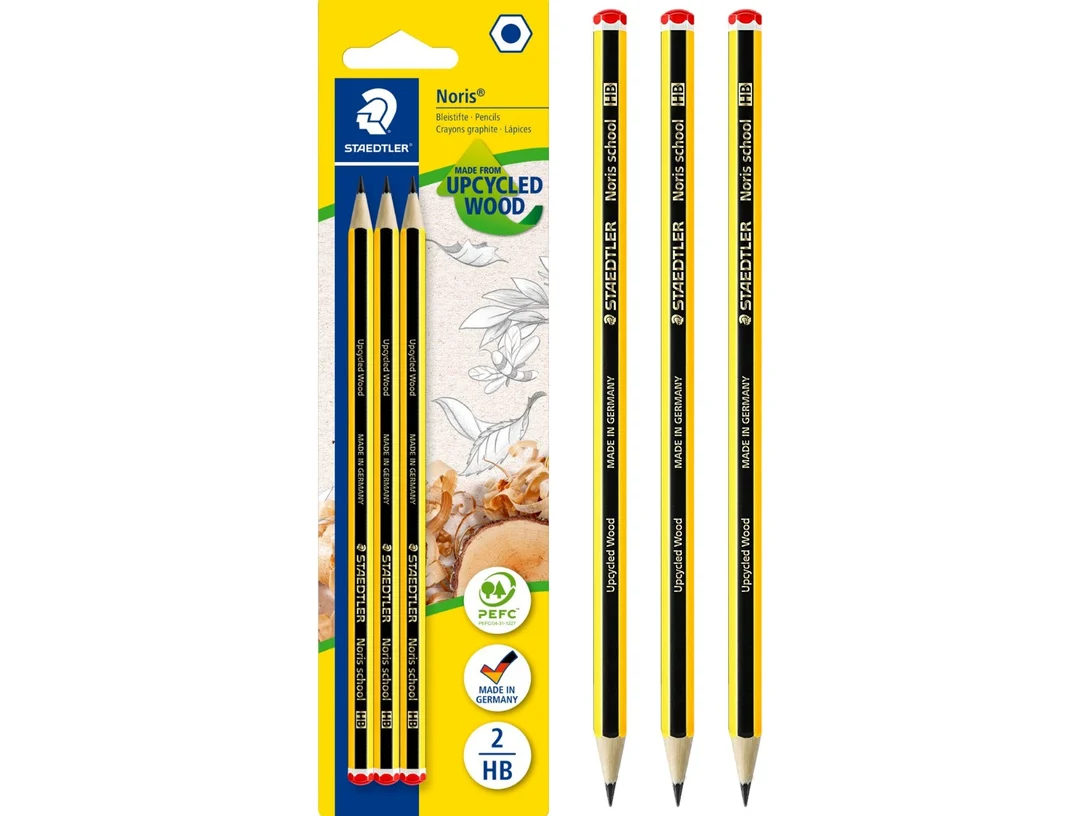 STAEDTLER Noris School 121 HB Pencils — 3 Pack