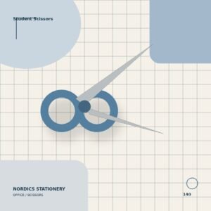 Student Scissors — 5 Inch Blue