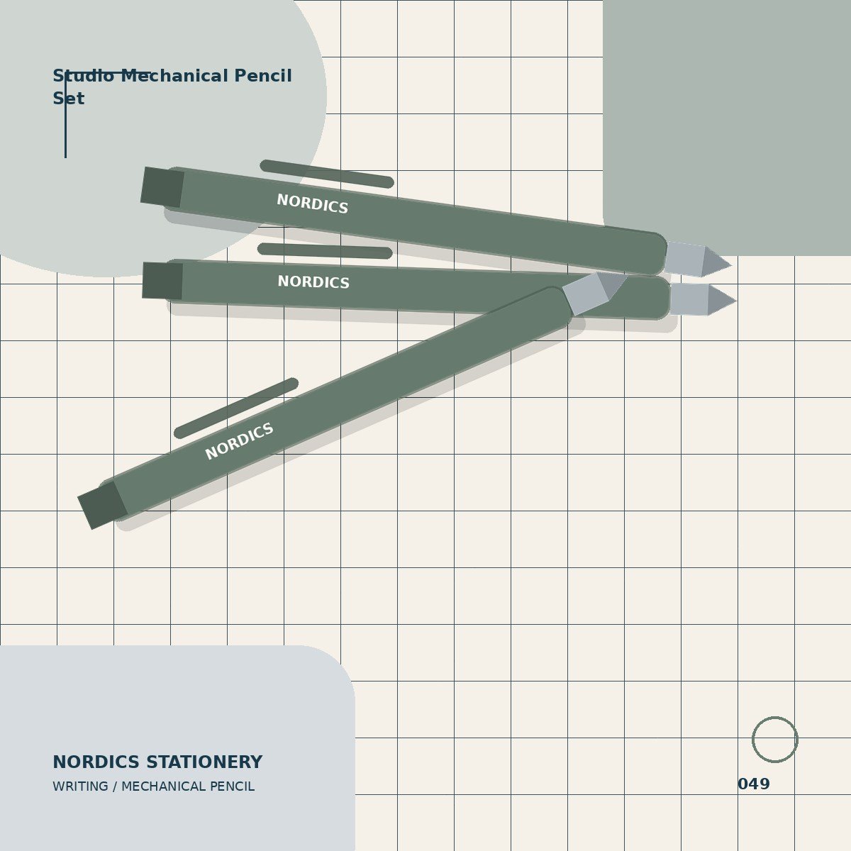 Studio Mechanical Pencil Set — 3 Pack