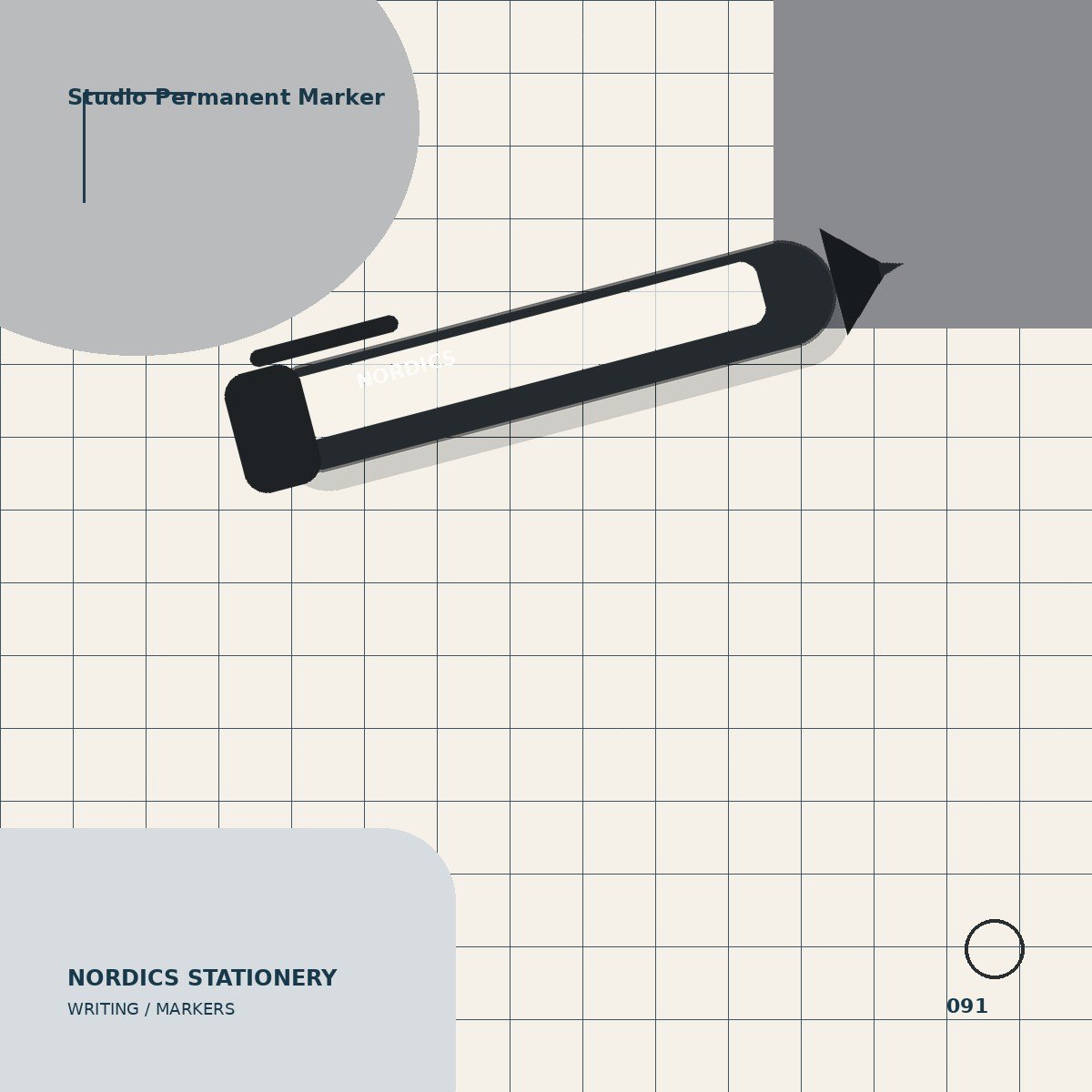 Studio Permanent Marker — Black Fine