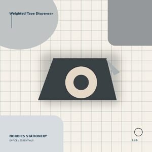 Weighted Tape Dispenser — Charcoal