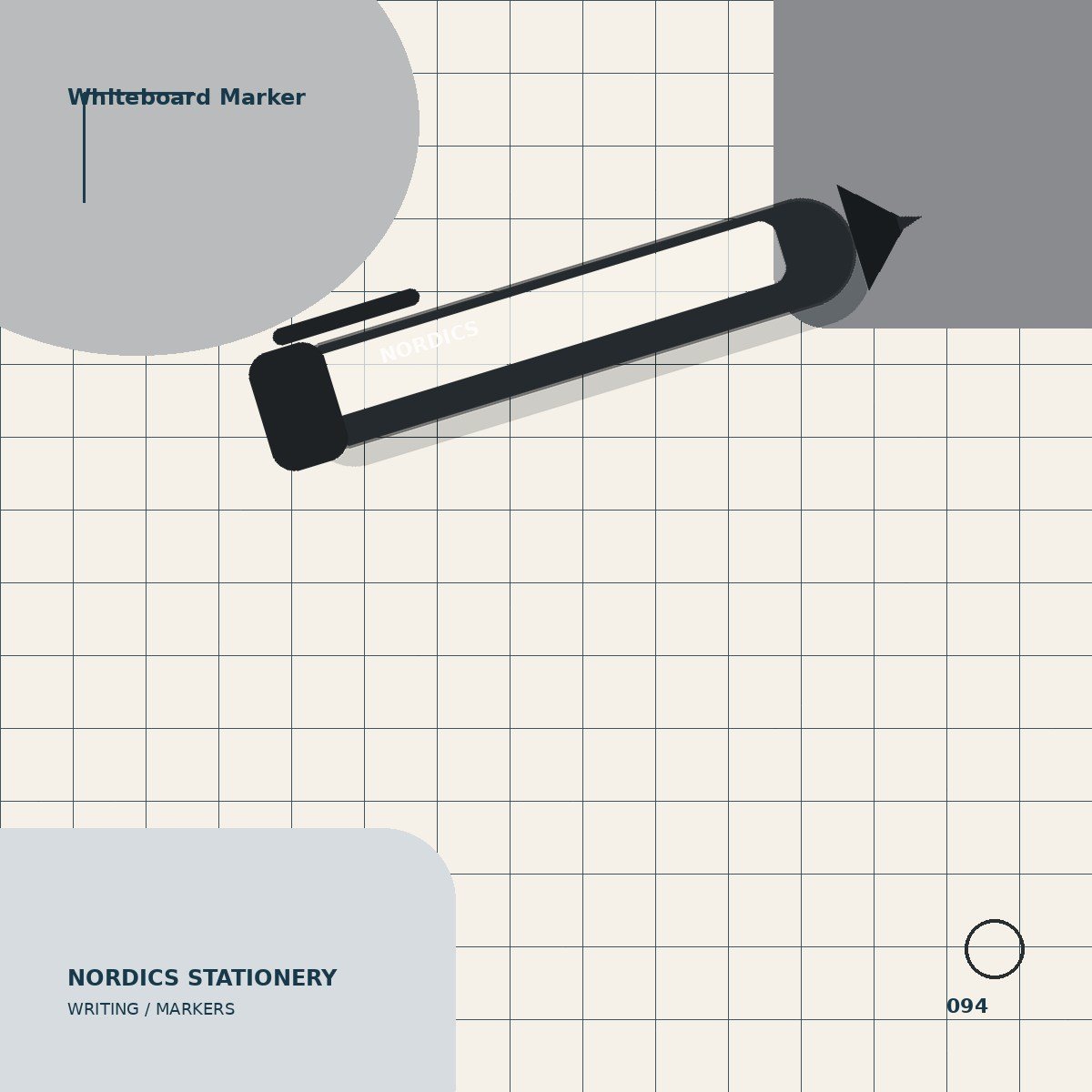 Whiteboard Marker — Black